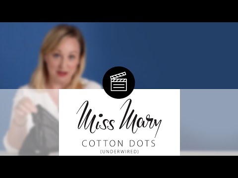 COTTON DOTS – now also with underwire!