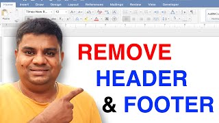 How To Remove All Headers And Footers In Microsoft Word