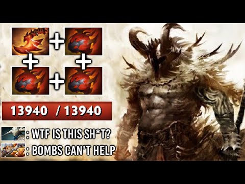 FINAL BOSS IS HERE! 13000 MAX HP Centaur 3x Hearts vs Rapier & Bombs Hard Game Tank All DMG Dota 2