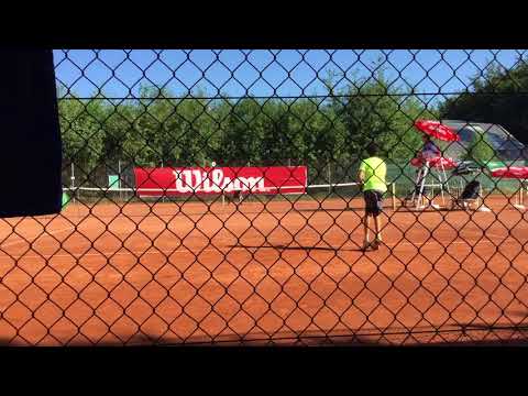 Fadi Bidan final against Louis Lou seed number 1 in belgium base academy tournament -PART 2