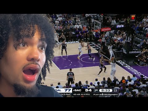 STRAIGHT BTA? Jay Smalls Reacts To MAVERICKS at KINGS | #SoFiPlayIn | FULL GAME HIGHLIGHTS  April 16