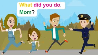 Ella's mother has a new job - Funny English Animated Story - Ella English