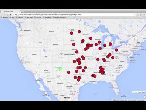 Web Cartography: Restricting Bounds (i.e., the Map Extent) in Google Maps API Video