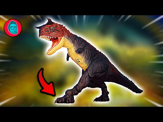 Vídeo relacionado con Mattel Jurassic World Charge N Chomp Figura Carnotaurus
