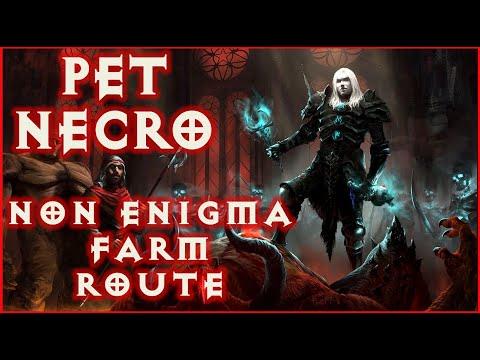 D2R Necro Summoner Farming Route [Non Enigma]