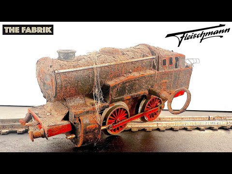Abandoned 1945's Fleischmann Locomotive - Restoration 🚂