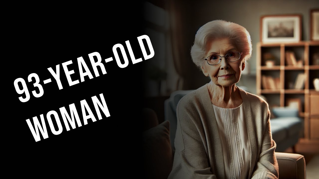 93-year-old woman. Watch to the end 😂😂😂