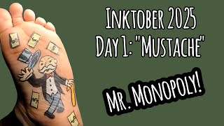 How to Paint the Monopoly Man (Inktober 2025 Day 1: Mustache)