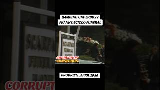 Gambino Underboss Frank DeCicco Funeral - Scarpaci April 1986 #mafia #organizedcrime