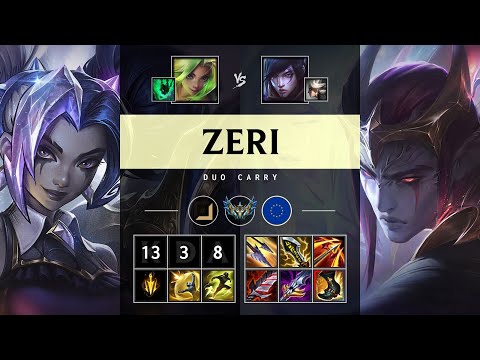 Zeri ADC vs Aphelios - EUW Challenger Patch 25.S1.3
