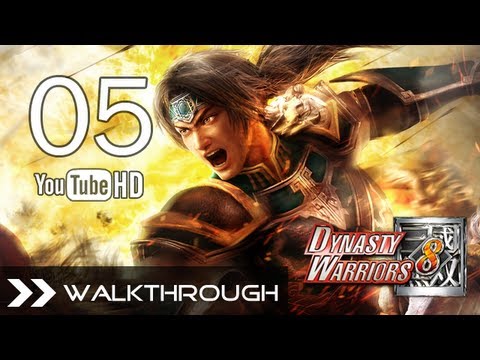 Dynasty Warriors 8 Walkthrough - Part 5 Gameplay (Jin Story - Xiahou Ba's Journey) HD 1080p