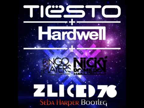 Tiesto, Hardwell Nicky R. & Bingo P. - Zliced 76 (iamsebaas bootleg)