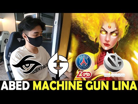 ABED MACHINE GUN LINA WITH YAPZOR VS XINQ ORI NISHA(Invoker) | DOTA 2 Gameplay