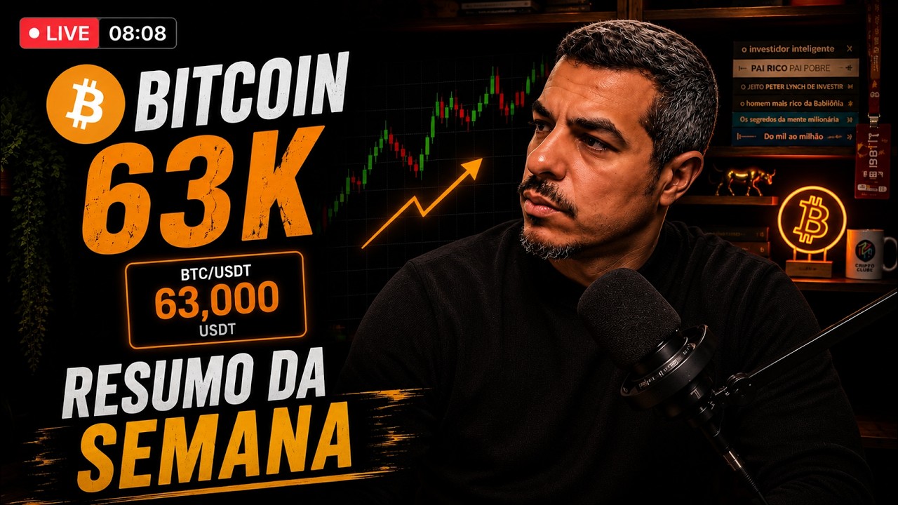 Bitcoin 61k - Resumo da SEMANA  - Analisando os Ações Mercados e ETFs