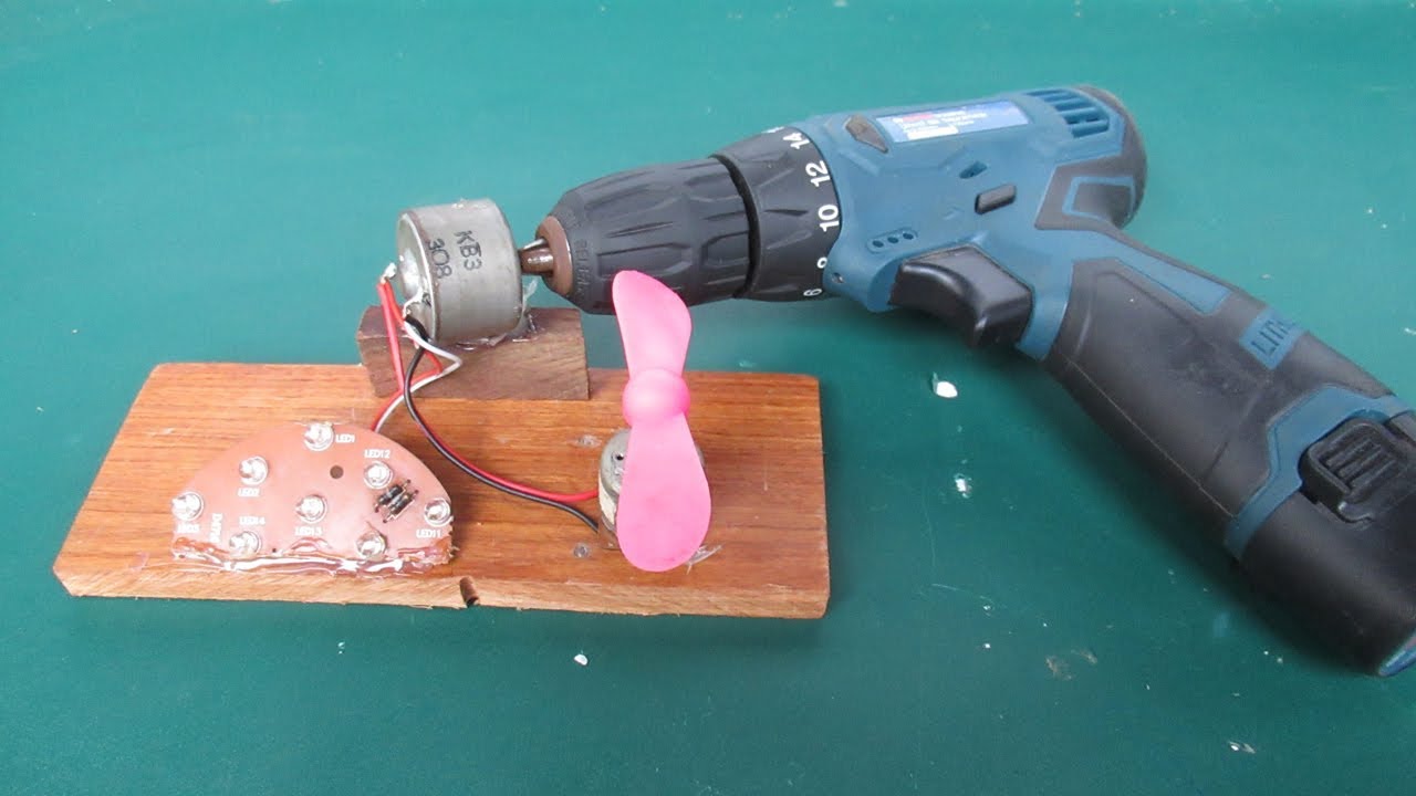 How to make power electricity free energy using Motor with magnets - School project DIY 2018