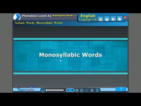 image-What is Monosyllabism with example?