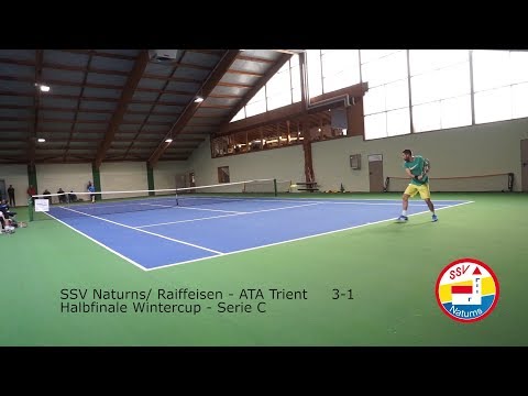 Tennis-Halbfinale Wintercup Indoor Serie C | SSV Naturns - ATA Trient 3-1