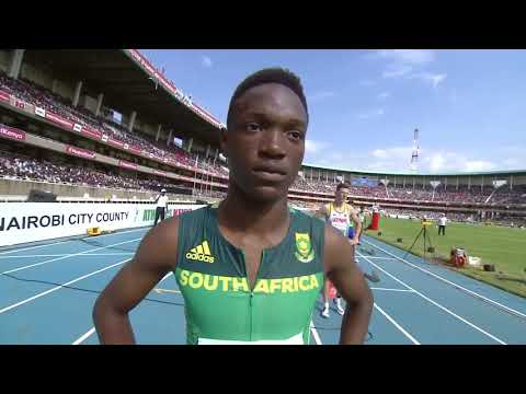 IAAF U18 Championships Boys 200m Final Nairobi Kenya