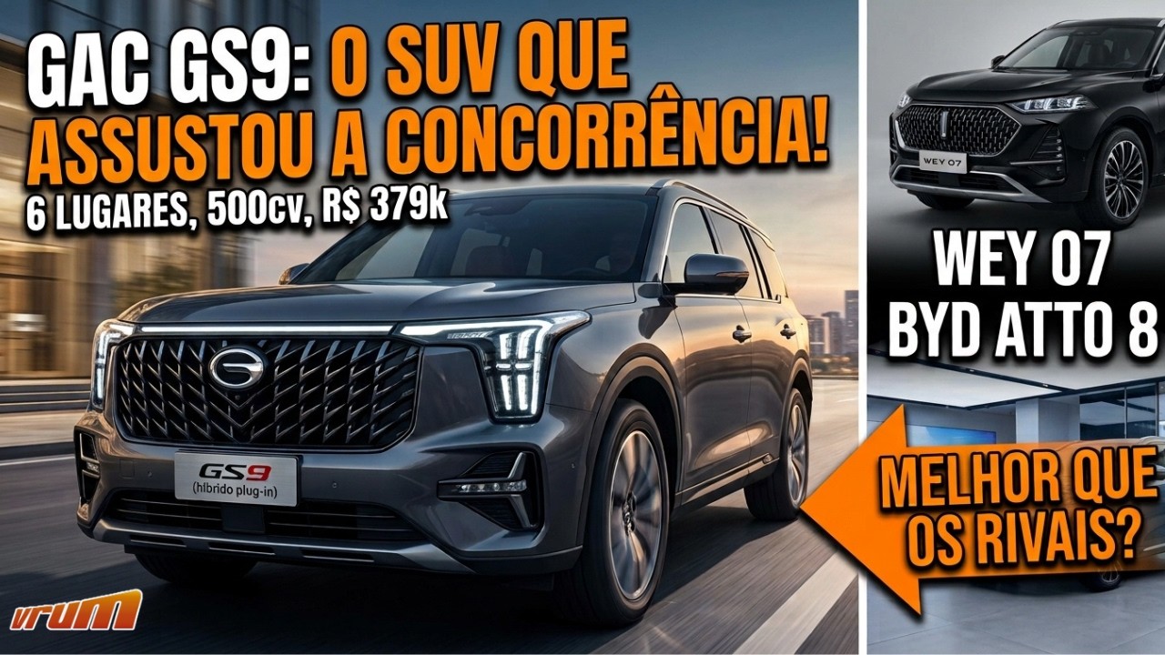 GAC GS9: O SUV de Luxo que Vai DESTRUIR a Concorrência? #carros