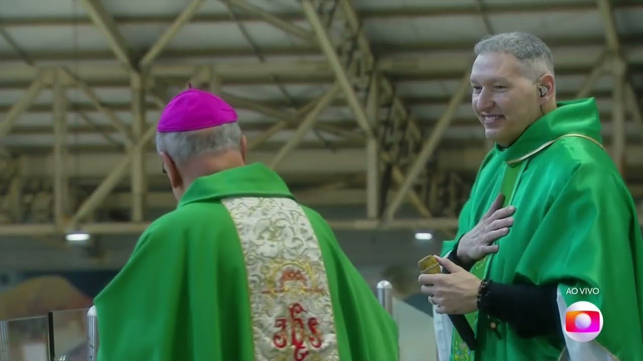 Santa Missa com pe Marcelo Rossi na Globo - TV Globo