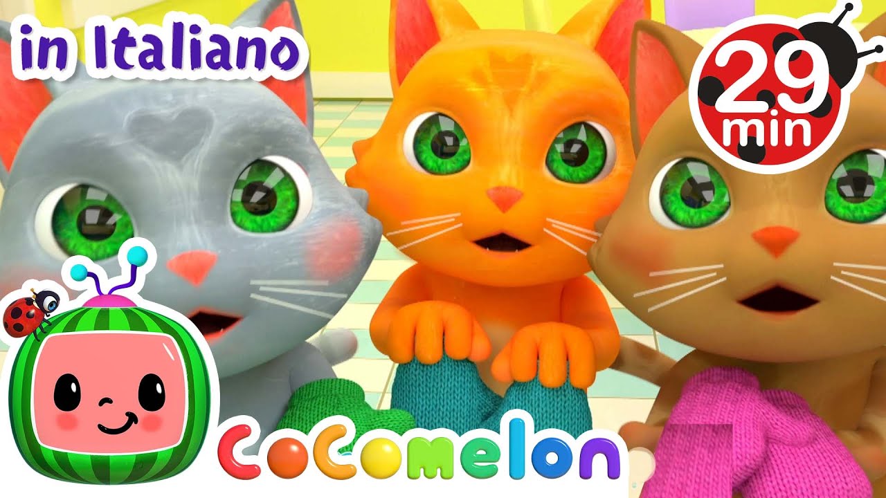 I tre gattini | CoComelon Italiano - Canzoni per Bambini