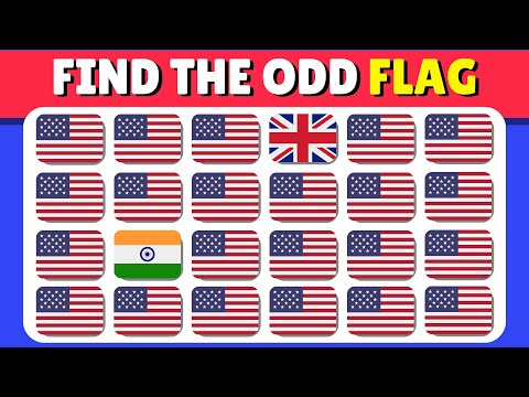 Spot the Different Flag 🇮🇳🇺🇸🌍🚩 | Ultimate Country Flags Quiz