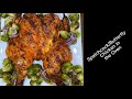 Butterfly Roast Chicken In The Oven With Cheesy Brussel Sprouts Keto Healthy Recipe