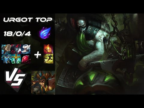 TOP Urgot vs Cassiopeia - EU Grandmaster Patch 25.18
