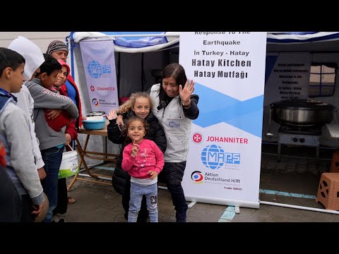 Johanniter Erdbebenhilfe: Suppenküche in Hatay (Türkei)