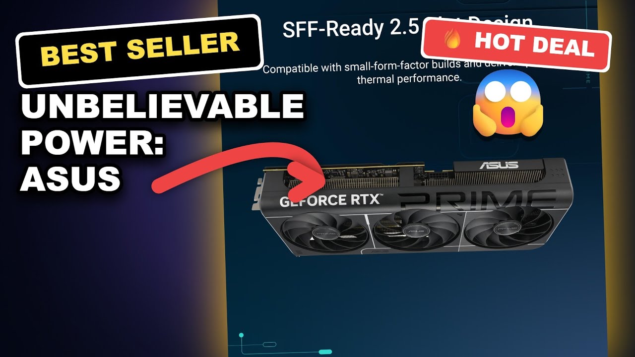 UNBELIEVABLE POWER: ASUS SFF-Ready Prime NVIDIA GeForce RTX 5070 Graphics Card Review