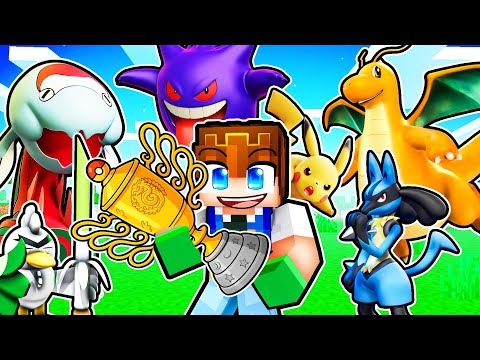 Becoming The POKEMON CHAMPION in Minecraft!