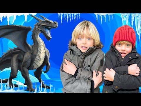 The Hunt for the Ice Dragon | Dragon Videos with Sky and Finn