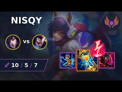 [ Nisqy ] Ahri MID vs Yasuo | EUW MASTER | LOL Season 2024