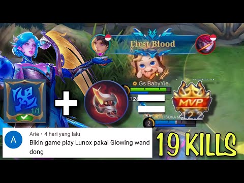 Lunox Gameplay Mode Double Burn Glowing Wand And Magic Worship | Mobile Legends | Lunox E