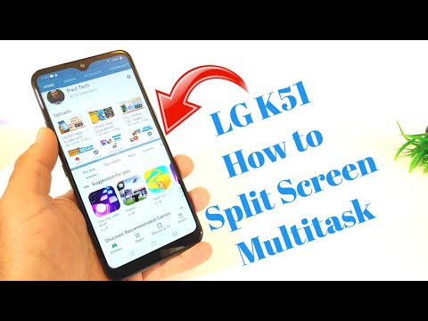 LG K51 How to Splitscreen Multitask