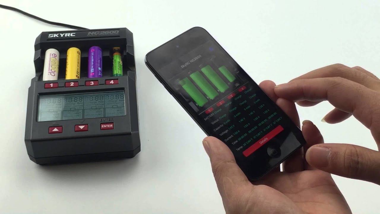 SKY RC NC2600 nabíječ 4x 1čl. AA/AAA NiCd/NiMH
