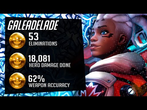 Gale Sick Sojourn Gameplay! 53 elims! POTG! [ Overwatch 2 Beta ]