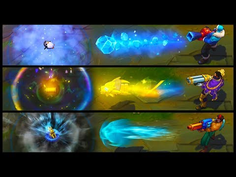 Victorious Graves vs Snow Day vs Pool Party Best Graves Skins Comparison (League of Legends)