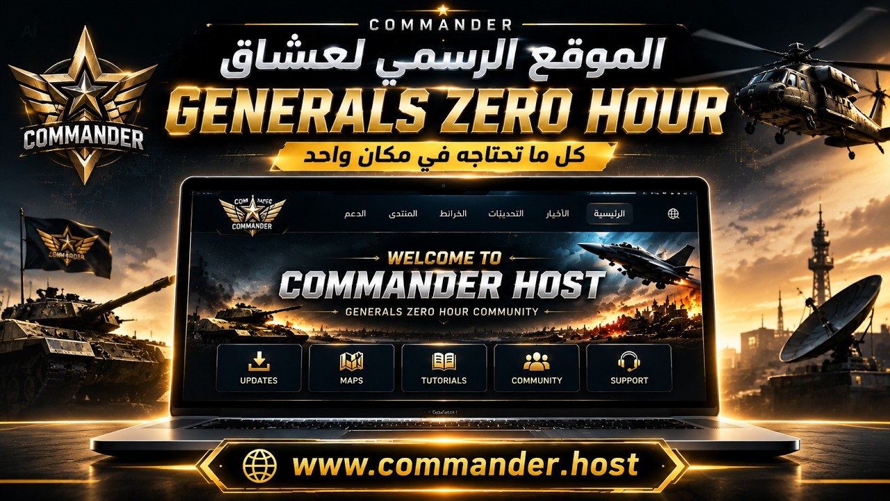 🚨 عملت موقع كامل لعشاق Generals Zero Hour… والنتيجة صادمة! 🔥