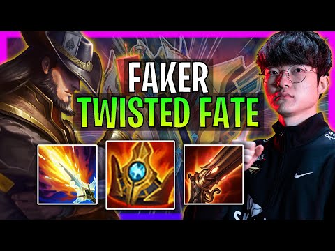 FAKER PLAYING AGAINST AN IMPOSTOR?! - T1 Faker Plays Twisted Fate Mid vs Akali! | Season 2024