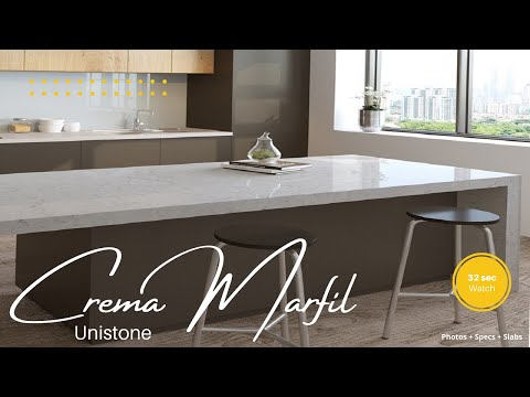 9 Unistone Crema Marfil Quartz Photos to Inspire Your New Project