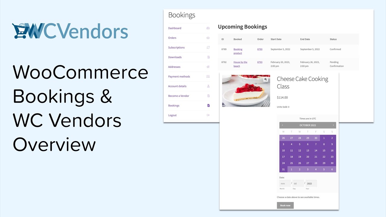 WooCommerce Bookings Overview