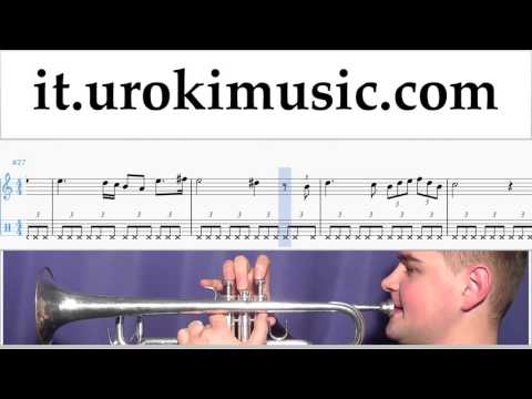 Corso di Tromba Schubert - Ave Maria Tablature Tab Parte#2 um-b276