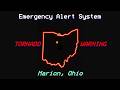 EAS Tornado Warning In Marion OH