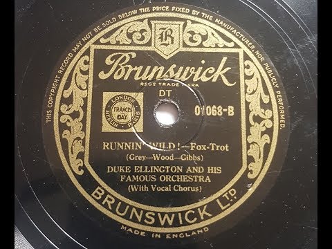 Duke Ellington 'Runnin' Wild' 1930 78 rpm