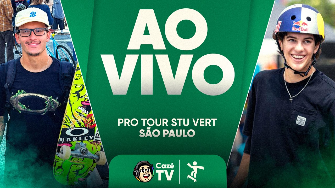 AO VIVO (SOM AMBIENTE): SKATE VERTICAL | PRO TOUR STU | ETAPA DE SÃO PAULO