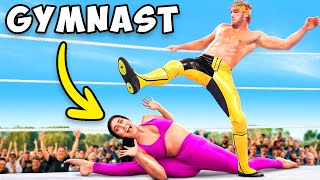 Gymnast Tries WWE's Most Extreme Moves!