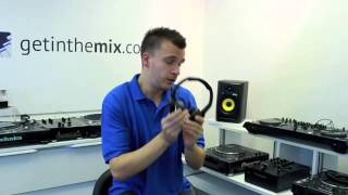 Video thumbnail for Pioneer HDJ500 Red DJ Headphones - Demonstration by GetintheMix