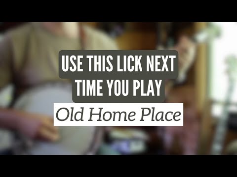 Melodic Lick for The Old Home Place (Daily Banjo Licks)