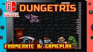 Dungetris - (Nintendo Switch) - Framerate & Gameplay